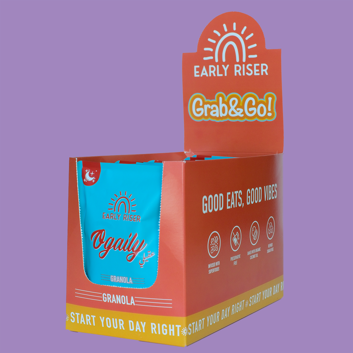 Ogaily Granola Sachet Box