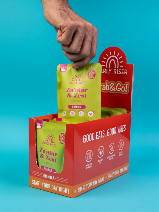 Za'atar & Zest Granola Sachet Box - 10 sachets