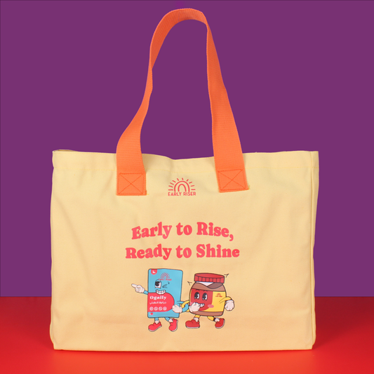Early Riser Beach Tote Bag