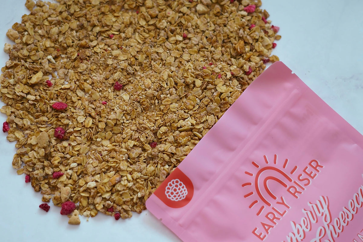 Raspberry Cheesecake Granola