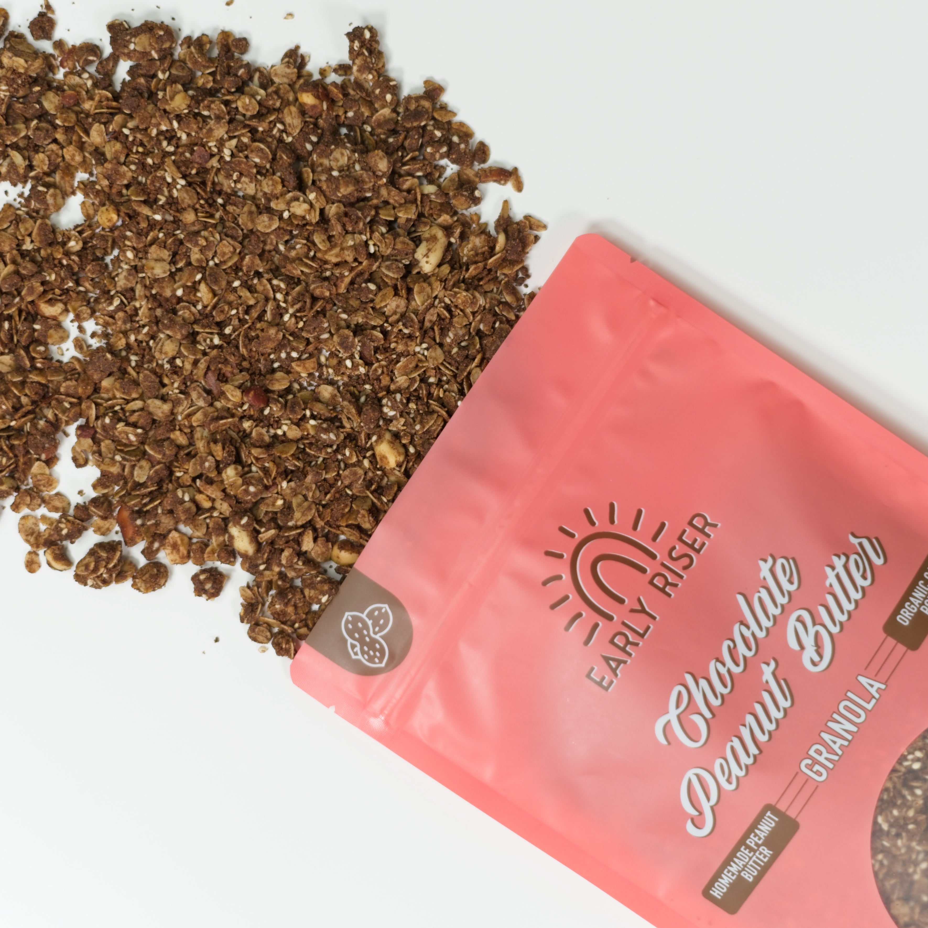 Early Riser Openers Chocolate Peanut Butter Granola – Early Riser